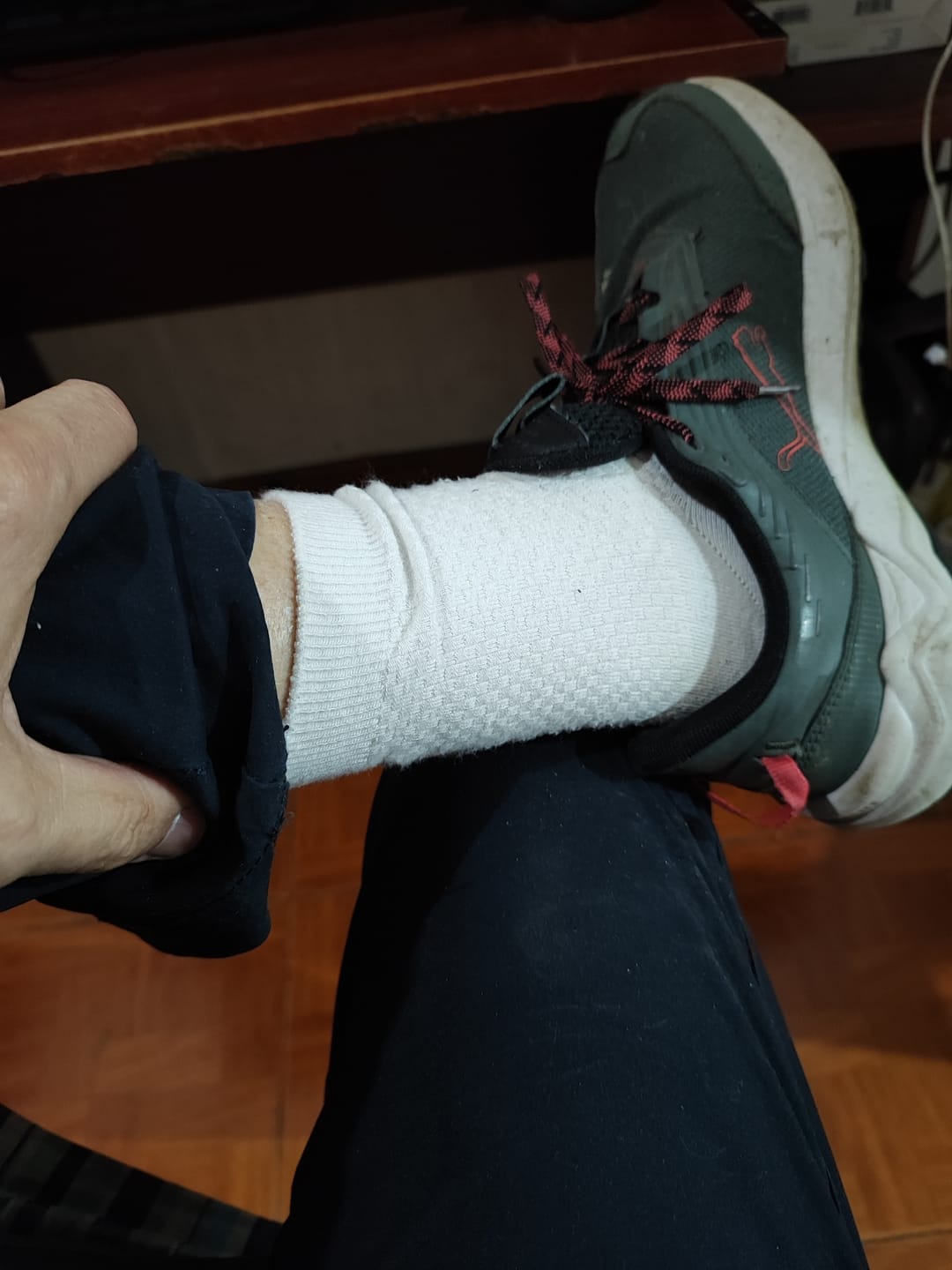 Customer photo review of Medias Fibra de Bambu