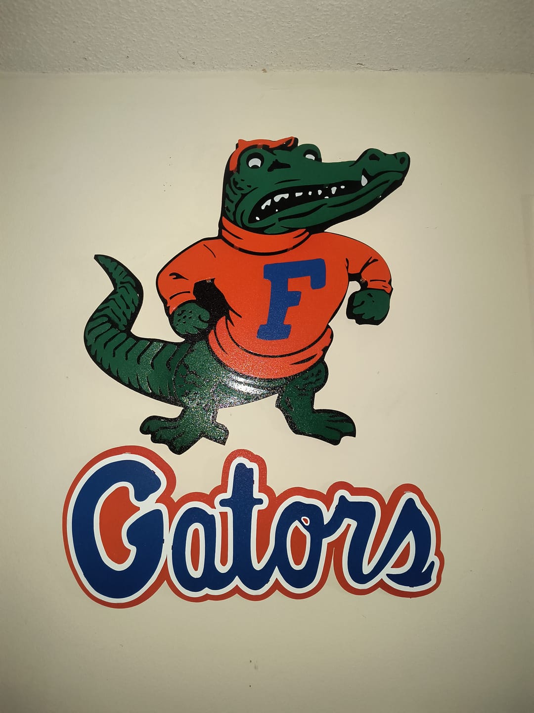 Customer photo review of Florida "Albert the Alligator" VAULT 3D Metal Wall Art