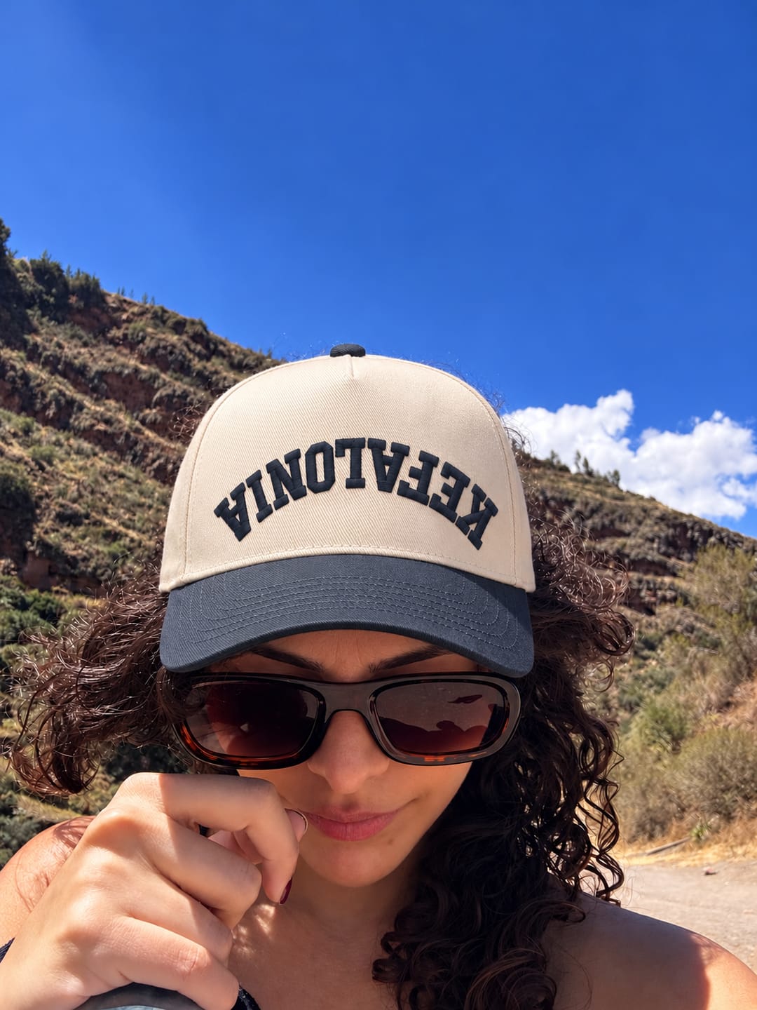 Customer photo review of Custom Snapback Hat - Personalized Upside Down Snapback Hat