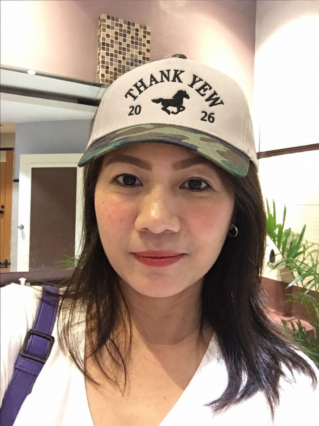 Customer photo review of Personalized Snapback Hat - Custom Text Embroidered Snapback Hat