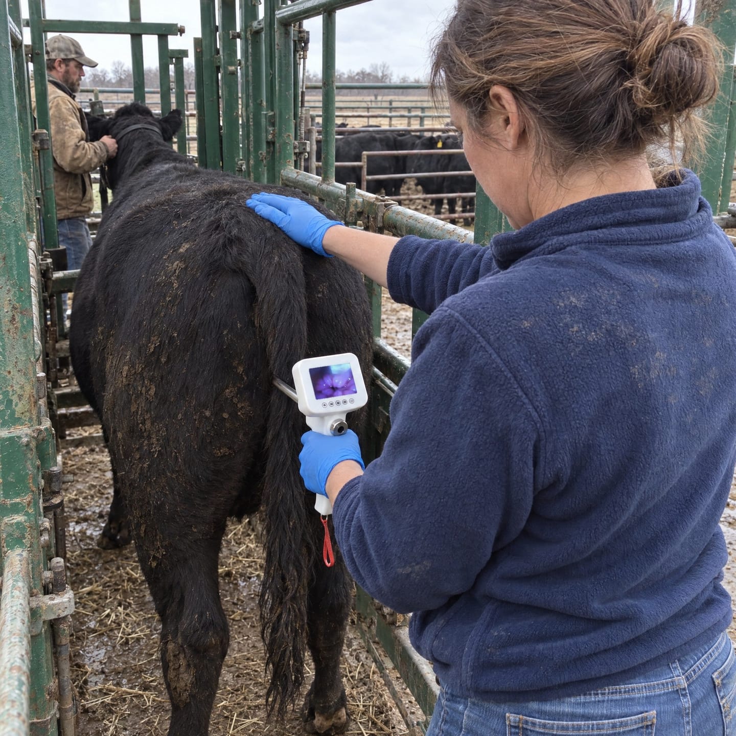 Customer photo review of Kiba Scope Cattle Camera Insemination Gun