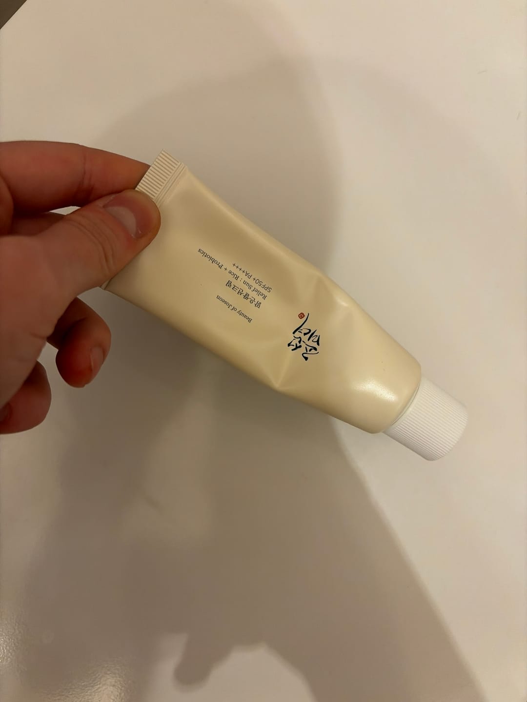 Customer photo review of Saules aizsargkrēms ar probiotiķiem Beauty of Joseon Relief Sun Rice Probiotics SPF50