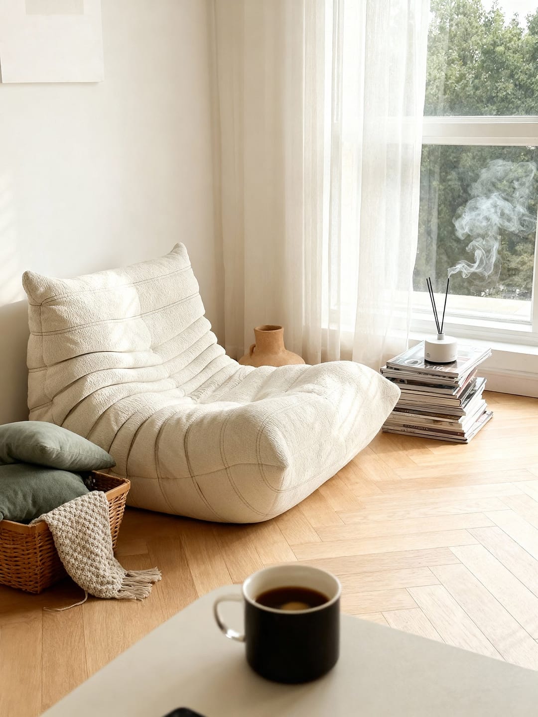 Customer photo review of Hiksnra Caterpillar Chair | Vacuum Compressed Sofa