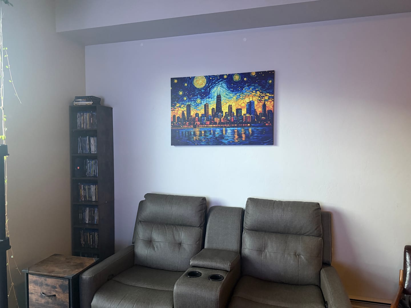 Customer photo review of Chicago City Skyline as Van Gogh Starry Night