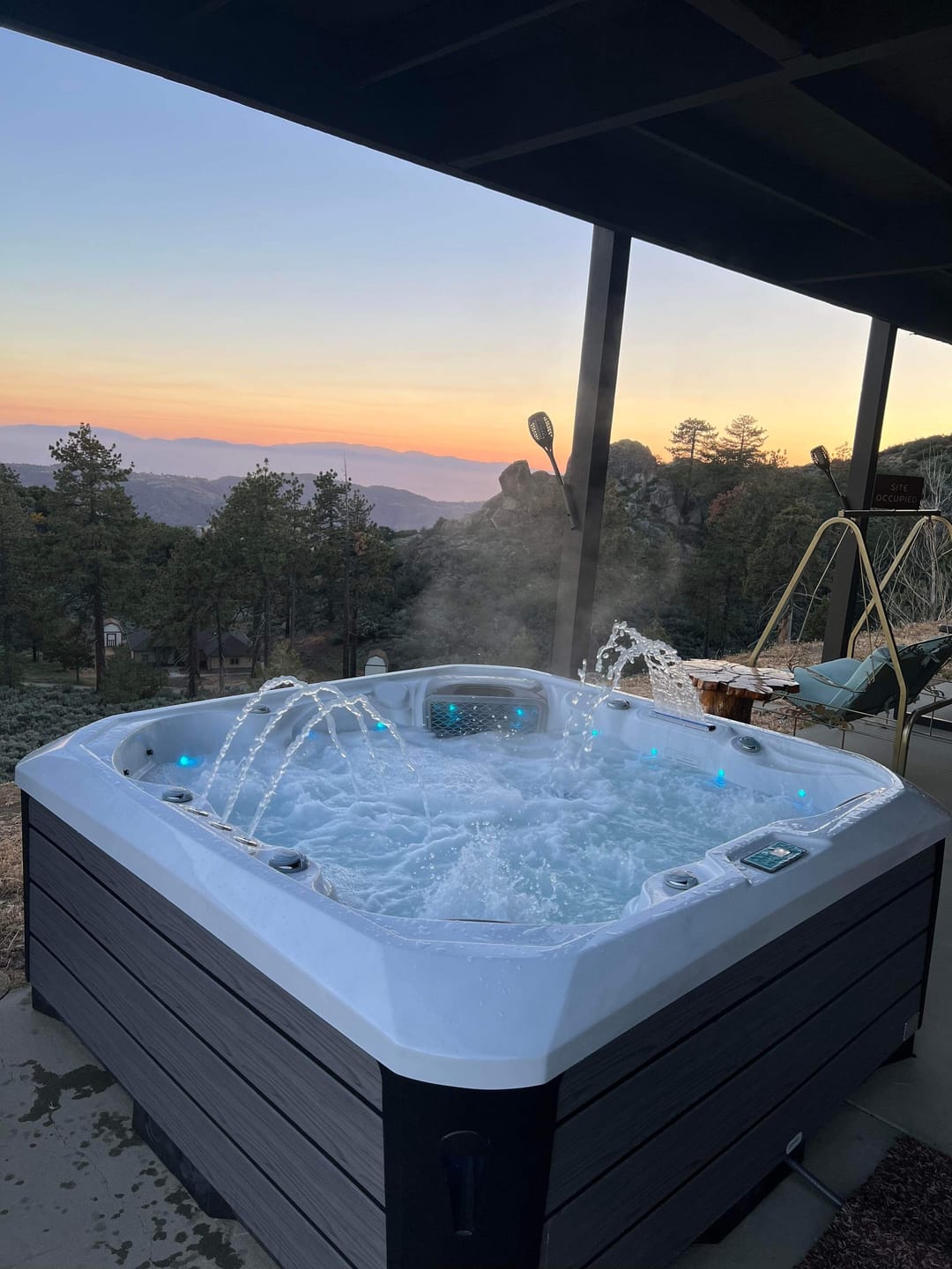 Customer photo review of Comfort Hot Tub 834