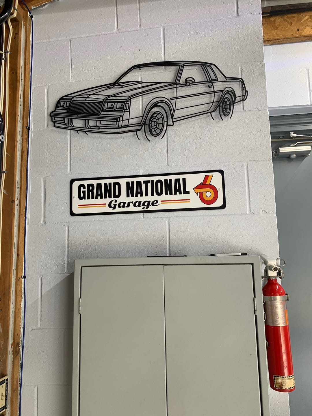 Customer photo review of Your Custom Car Silhouette Metal Wall Art Service