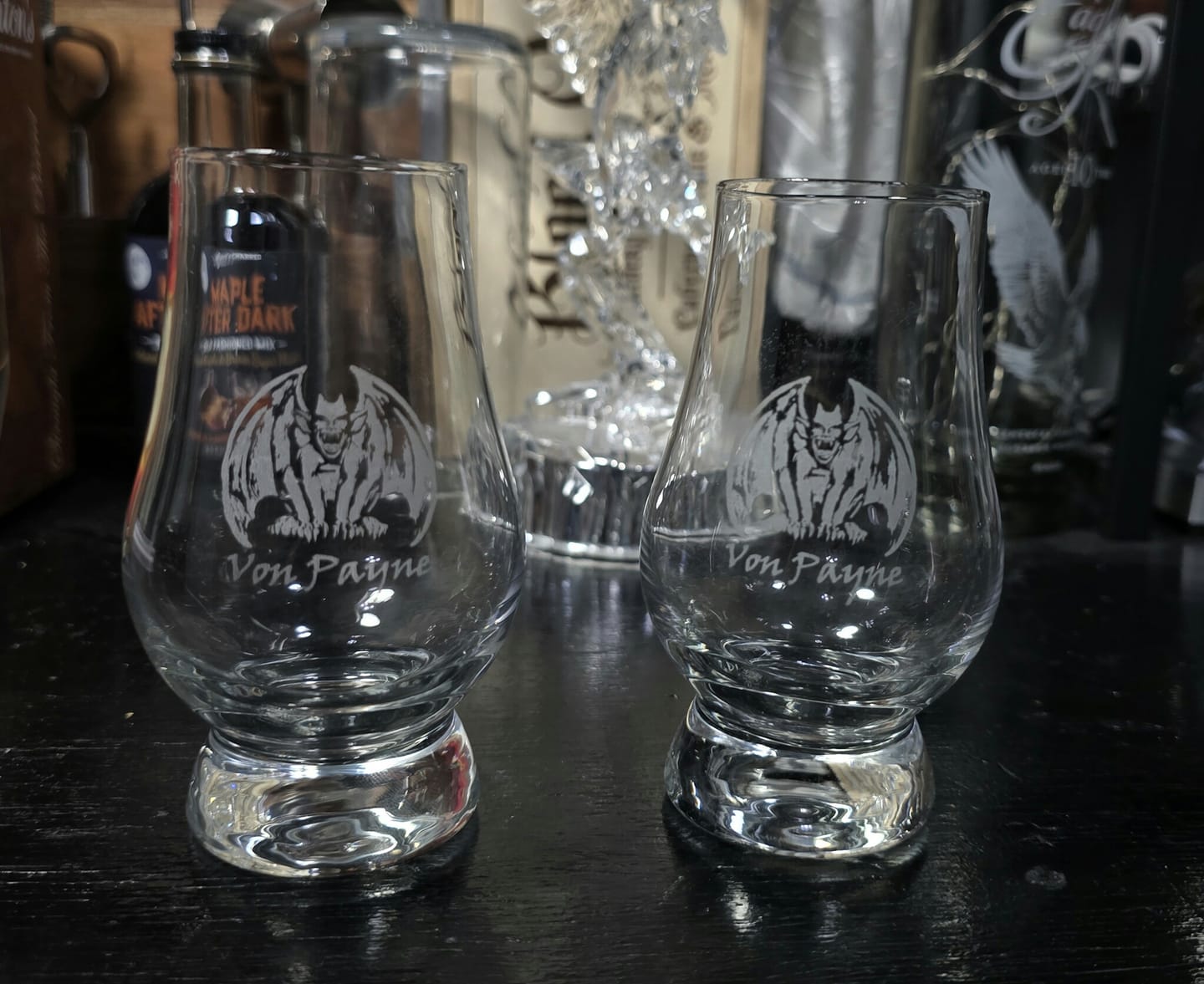 Customer photo review of Von Payne Neat Glasses