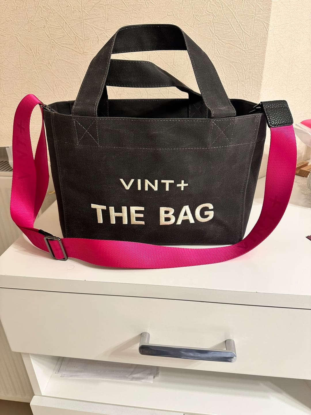 Customer photo review of FERMUARLI MUMLU KANVAS TOTE ÇANTA - KÜÇÜK - ANTRASİT