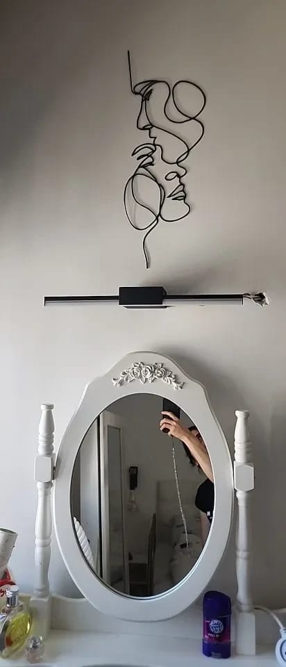 Customer photo review of Wall Light for Bathroom Mirror, Linear LED Bar, Wall Sconce, 40–100 cm