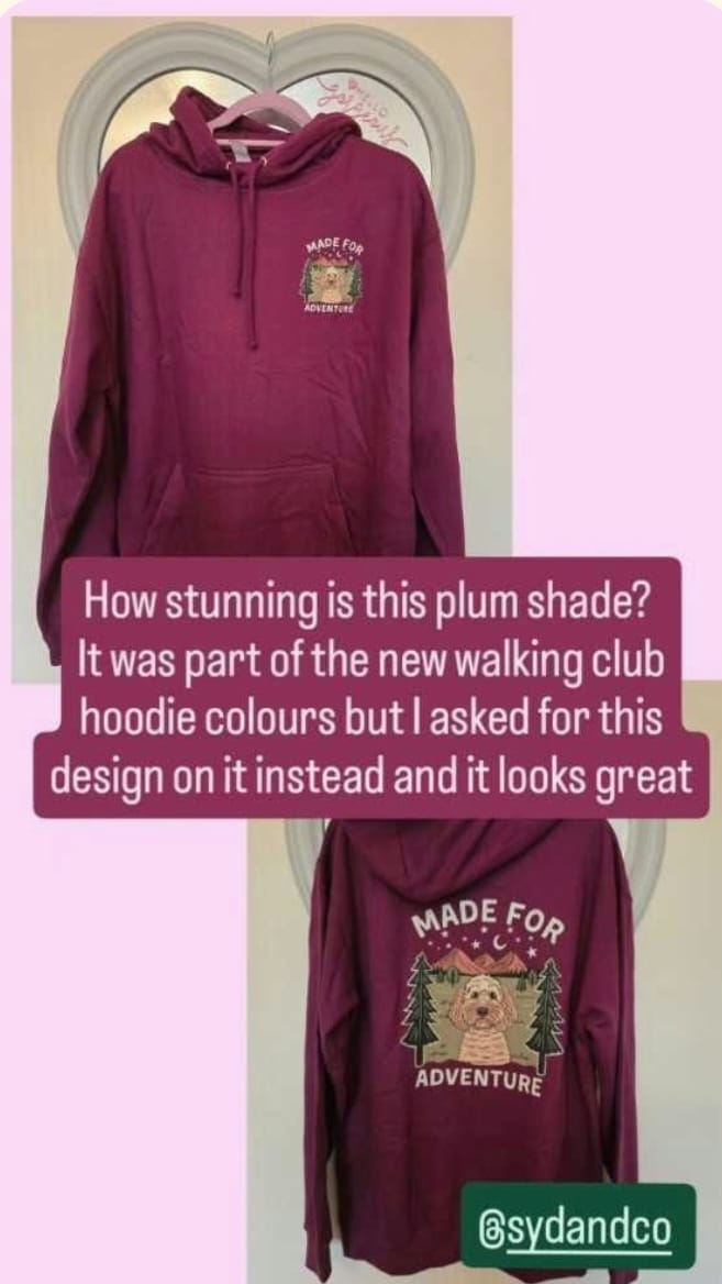 Customer photo review of Made to adventure Hoody