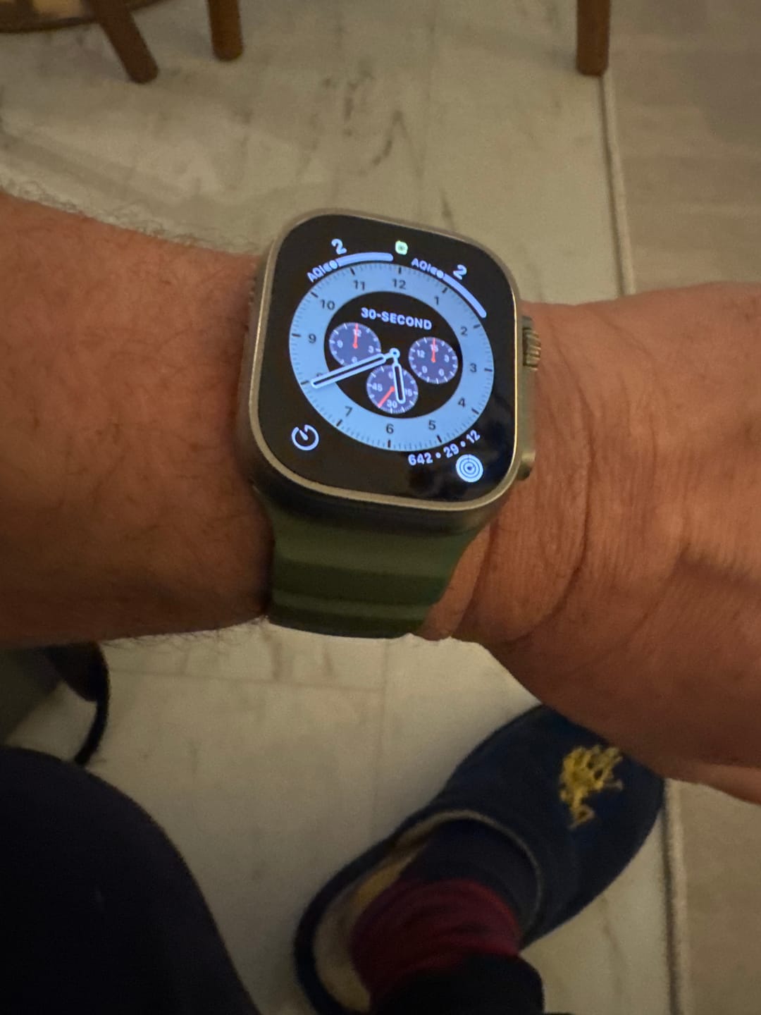 Customer photo review of Sport Soft Silicone and Titanium Buckle Strap for Apple Watch