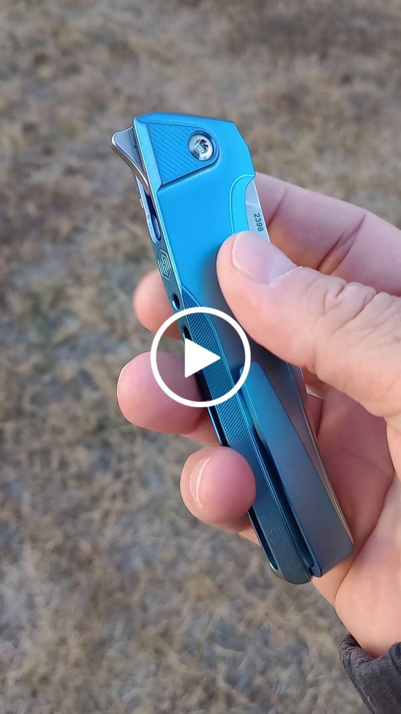 Customer video review of MachineWise Sonora 3.35" Integral Button Lock Flipper, S90V 61.1 HRC, Serial 2398, Made in USA (MW-SONORA-2398)