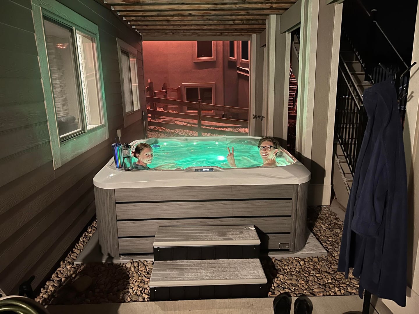 Customer photo review of Comfort Hot Tub 834