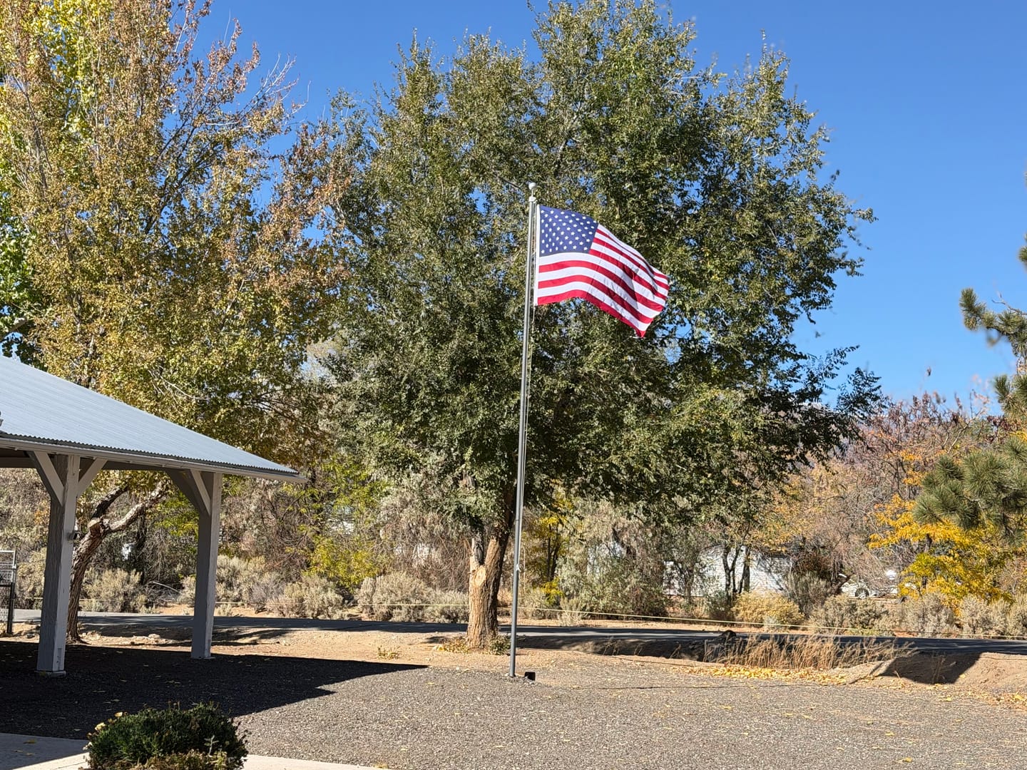 Customer photo review of Ultra Heavy Duty American Flag - 2-ply Polyester - Made In USA