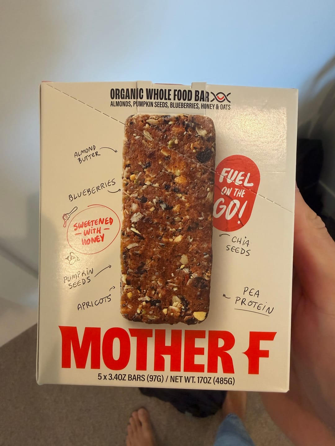 Customer photo review of 97g Mother F Bar
