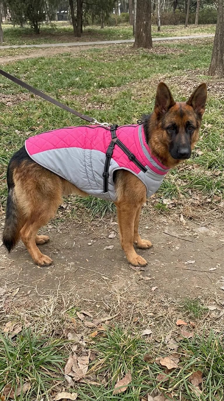 Customer photo review of Manteau imperméable pour chien Dog Trotter