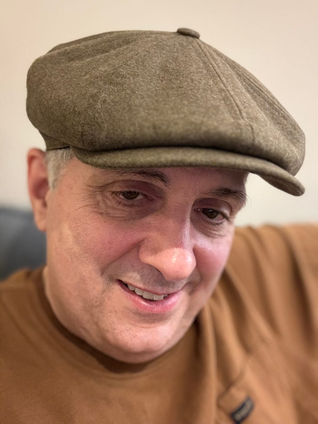 Customer photo review of Loden 'Brooklyn' Newsboy Cap