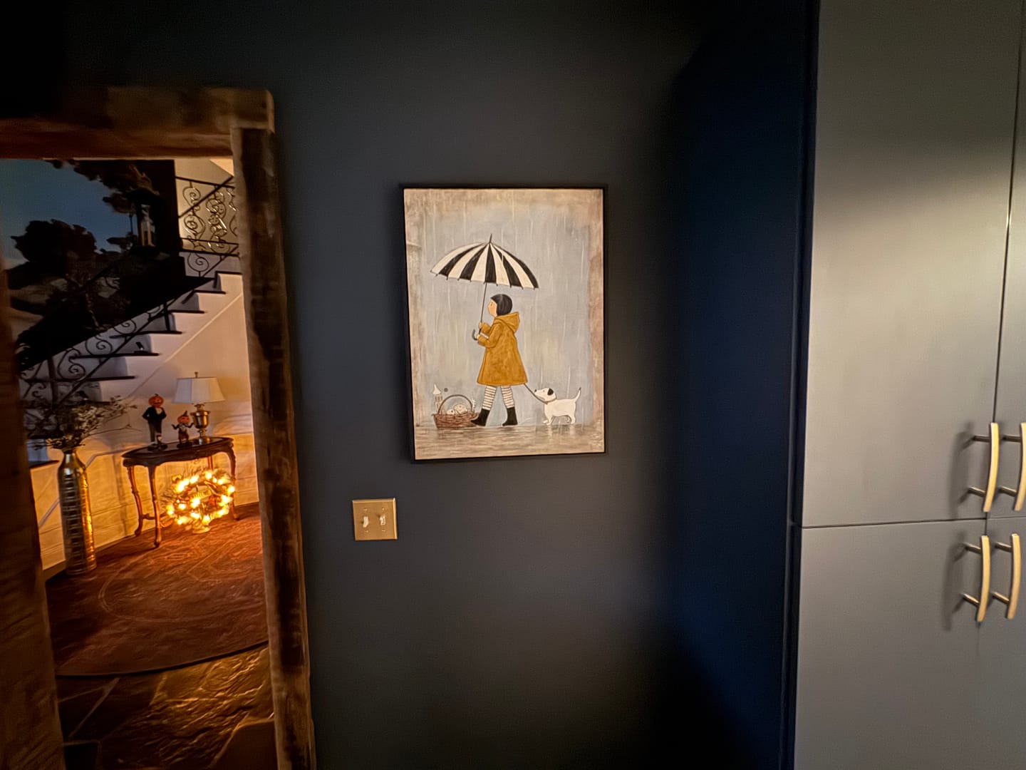Customer photo review of Abstract Portrait Canvas Art #AE165