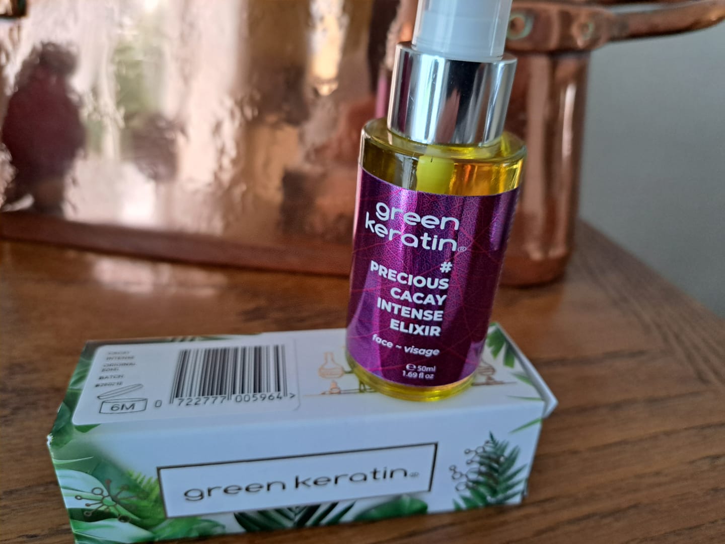Customer photo review of Precious Cacay INTENSE Elixir - Huile pour le visage, 50ml