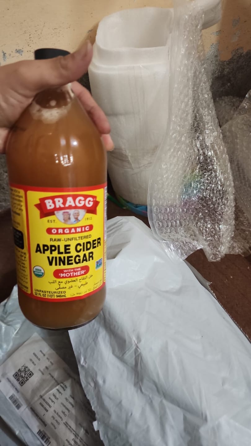Customer photo review of Organic Apple Cider Vinegar