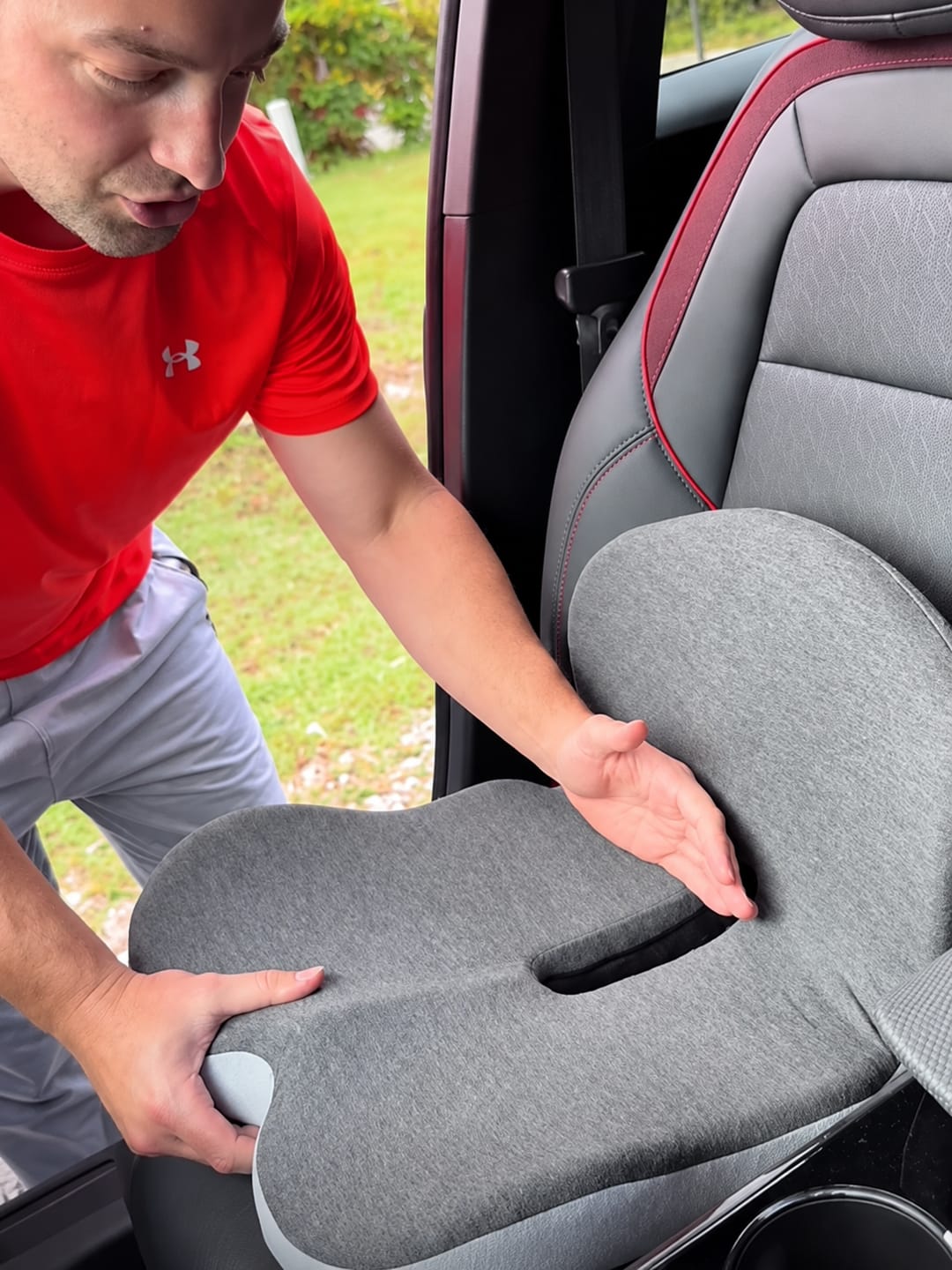 Customer photo review of SoftBack™ Ergonomic Seat Cushion