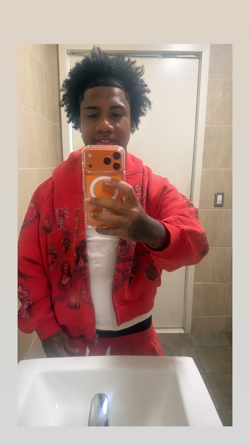 Customer photo review of Righteous Risen King Zip Up Hoodie Red