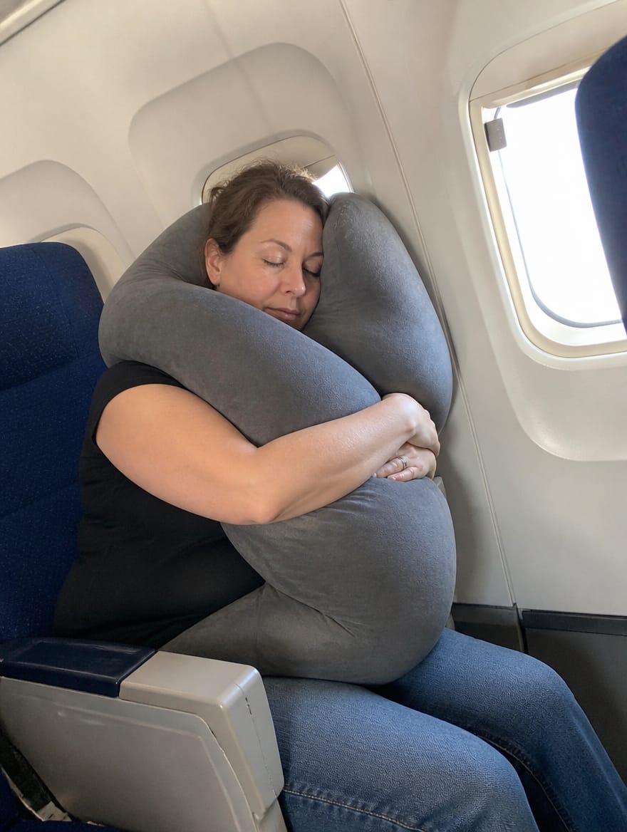 Customer photo review of NapTravel® - Sleep Pillow