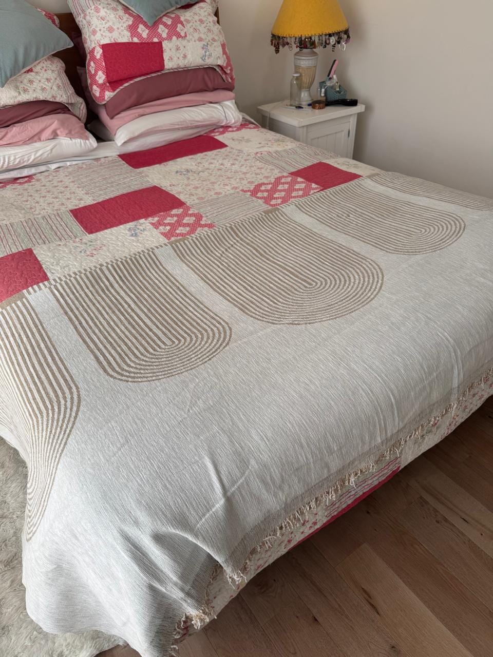 Customer photo review of Manta Cubresofá Frazada Premium De Living Dormitorio Sillon 180x230cm