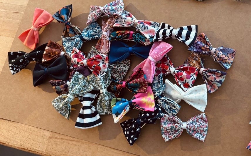 Customer photo review of Lot de 14 barrettes "Liberty of London"