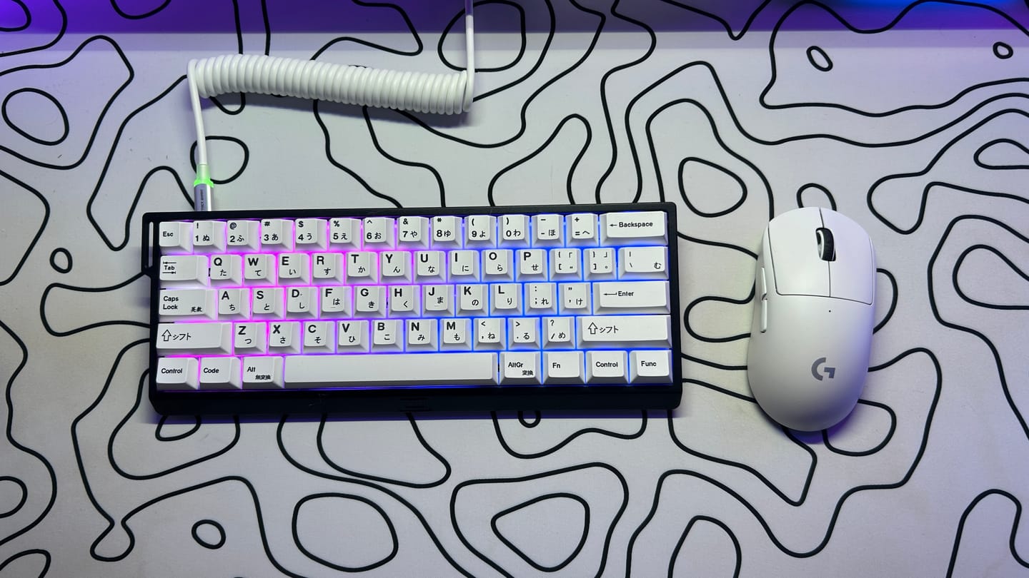 Customer photo review of Black Topo Mousepad