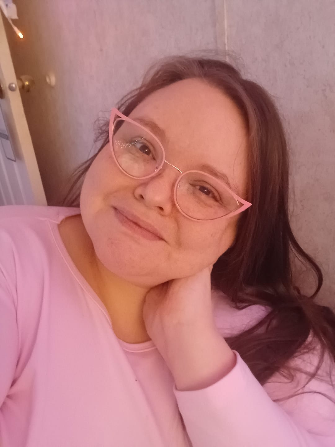 Customer photo review of Tansy Eyeglasses