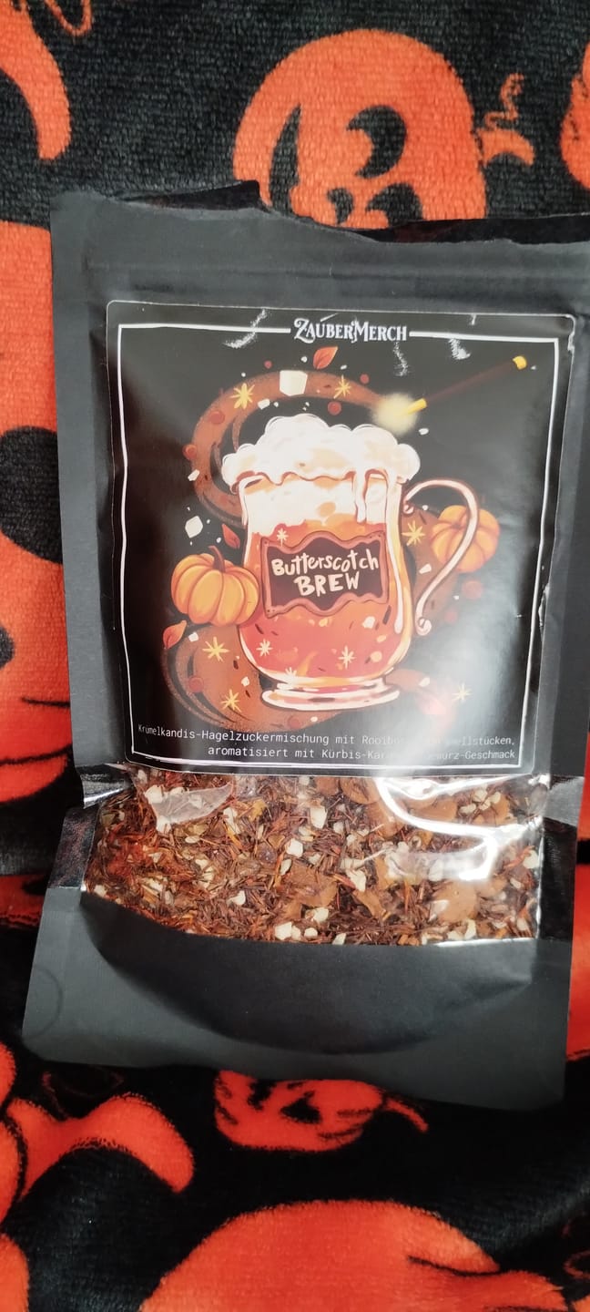 Customer photo review of Butterscotch Brew – Pumpkin Spice Edition | Limitierter Herbst Tee