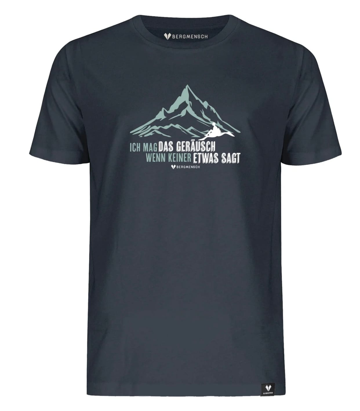 Customer photo review of Ich mag das Geräusch, wenn keiner etwas sagt - Unisex Premium Organic Shirt