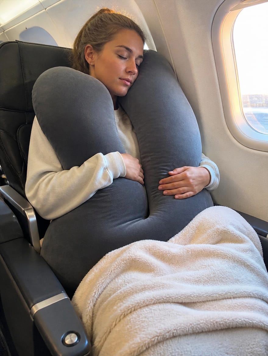 Customer photo review of NapTravel® - Sleep Pillow