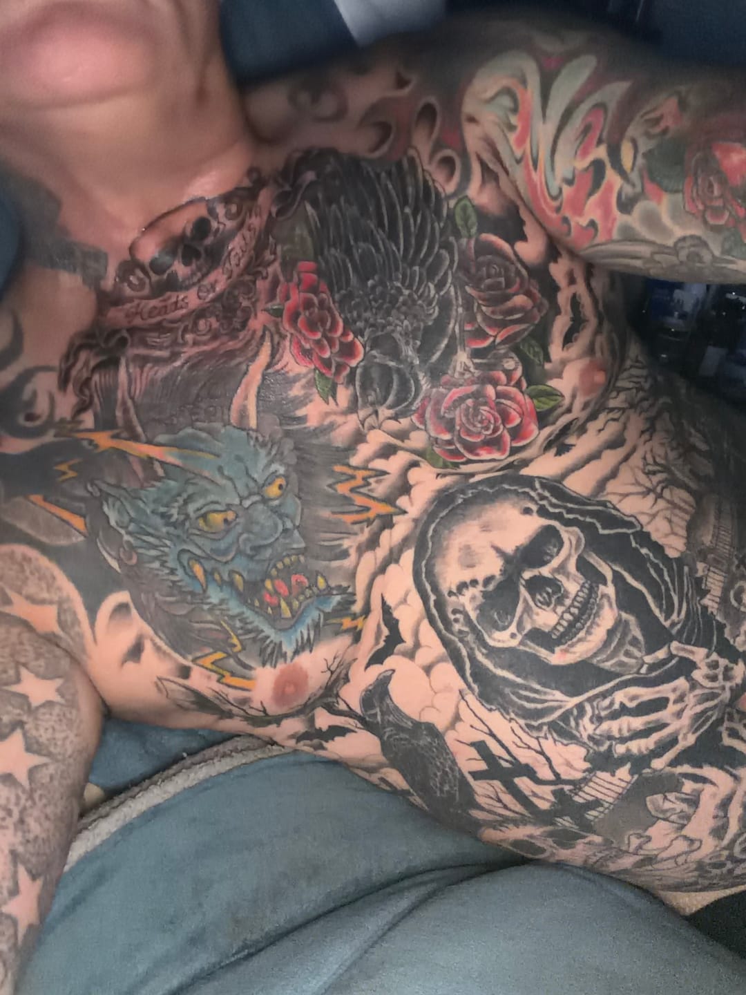 Customer photo review of TattooNumbx Numbing Cream