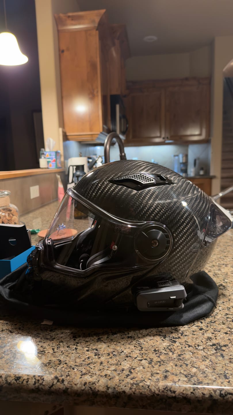 Customer photo review of D.O.T. & ECE Daytona C6 PRO- Grey Carbon Fiber