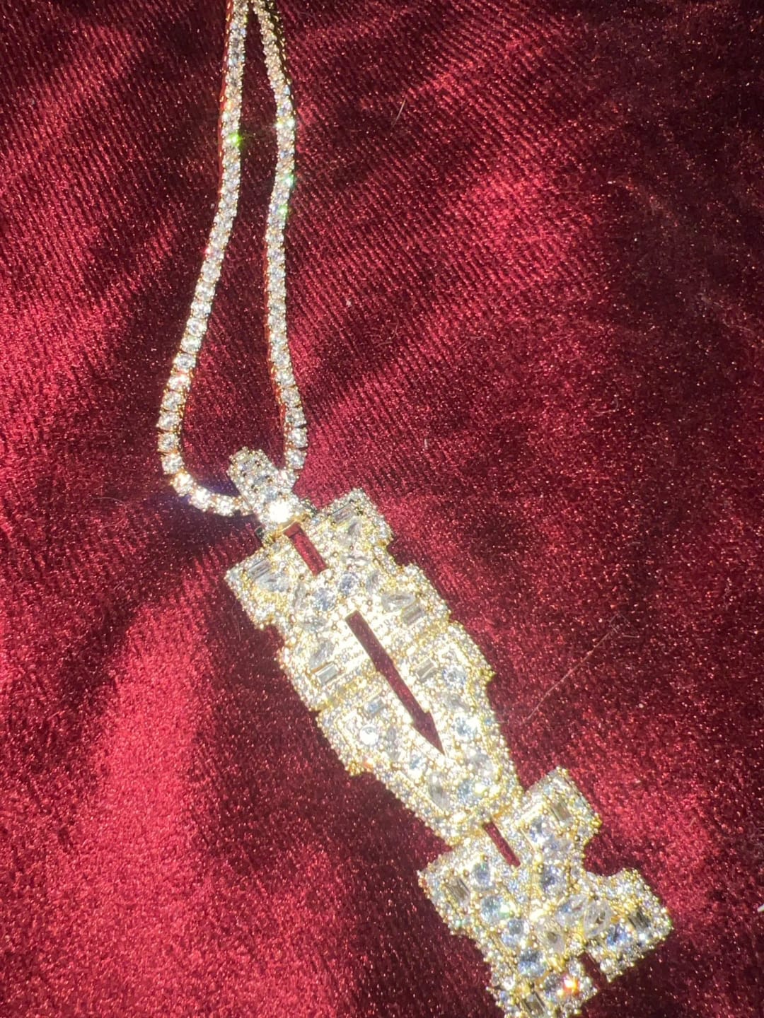 Customer photo review of Vertical Custom Statement Chain