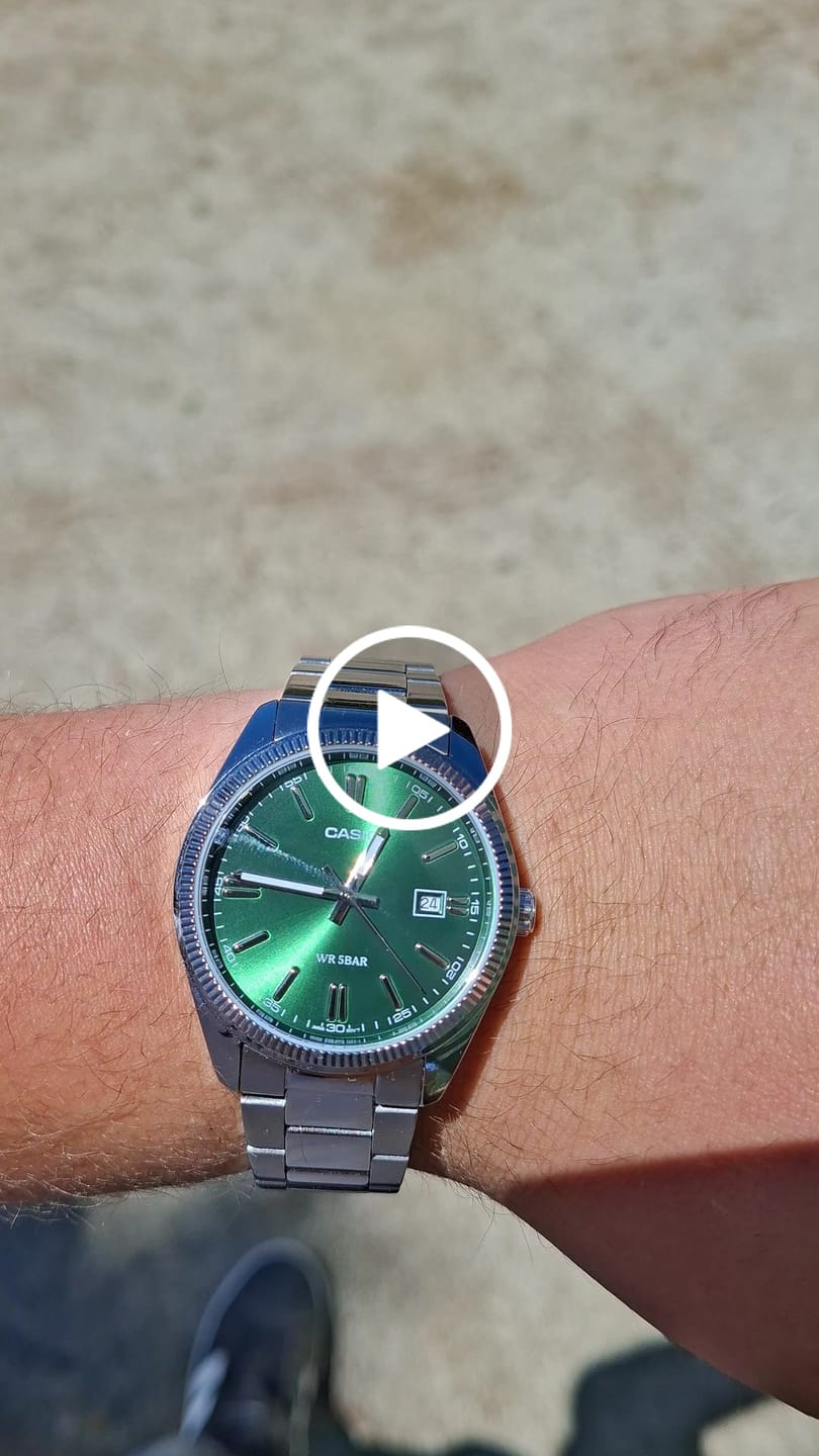 Customer video review of Reloj Casio Análogo MTP-1302D-3AJF Verde 38,5mm JDM