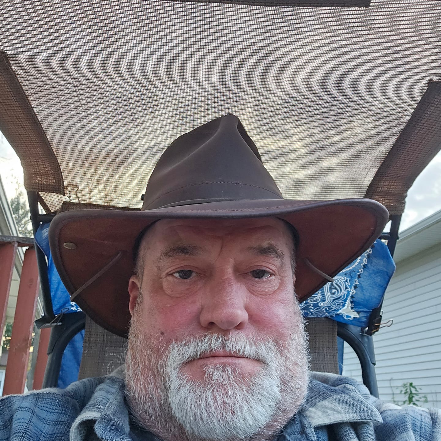 Customer photo review of The Outrider - Western Leather Aussie Hat