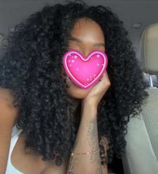 Customer photo review of Wavymy Burmese Curly Drawstring Half Wigs Seamless Flip Over Wig Beginner Friendly No Lace No Glue Human Hair 180% Density