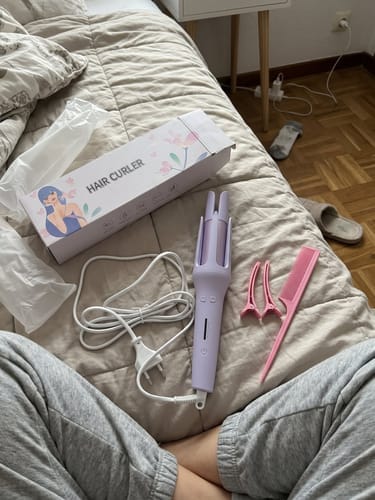 Customer photo review of Rizador de pelo 3 en 1