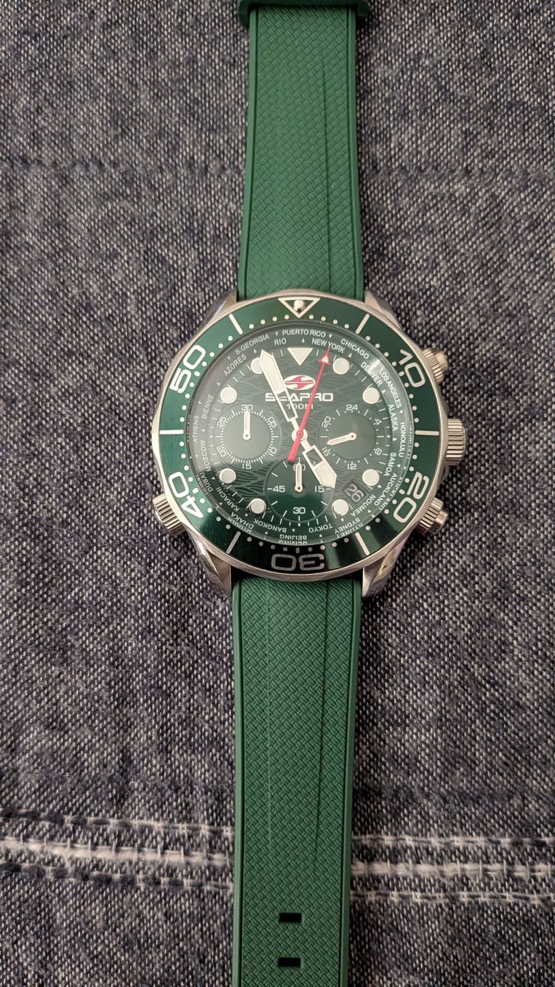 Customer photo review of Shark Skin Rubber - Green