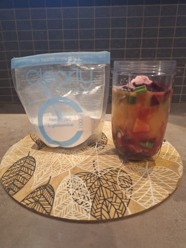 Customer photo review of L-glutamine