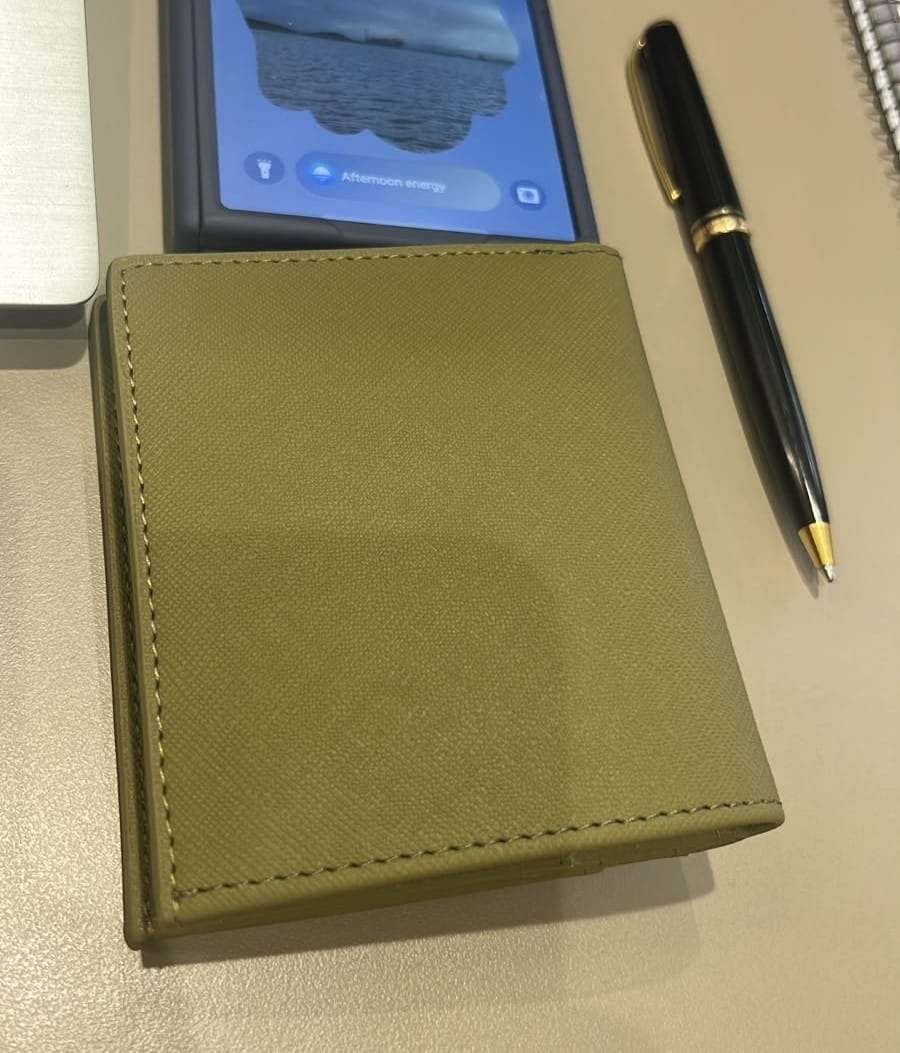 Customer photo review of SLEIGHT RFID BI-FOLD WALLET