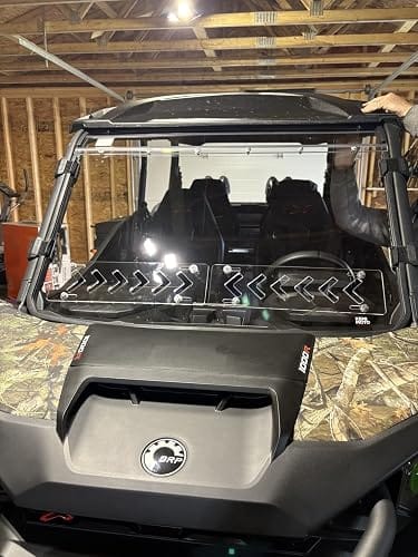 Customer photo review of Vented Full Windshield For Can-Am Commander Maverick Sport Trail  (2018–2026)