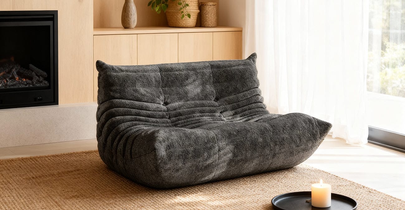 Customer photo review of Hiksnra Couch Loveseat | Vacuum Packed Sofa in a Box