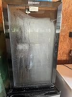 Customer photo review of Simzlife 4.5 Cu.ft Beverage Refrigerator and Cooler, 145 Can Mini fridge with Glass Door for Soda Beer Wine, Small Drink Dispenser with Digital Adjustable Thermostat for Home Office Bar