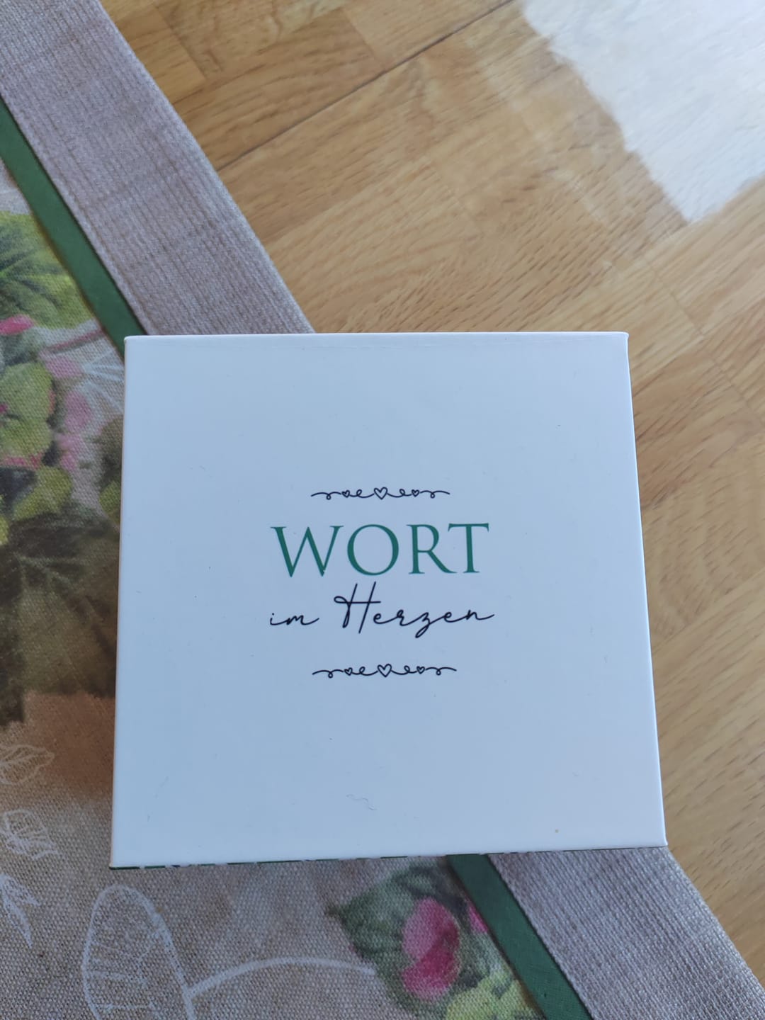 Customer photo review of Wort im Herzen · "Die Sprüche" + Aufbewahrungsbox · 48 Bibelvers-Lernkarten