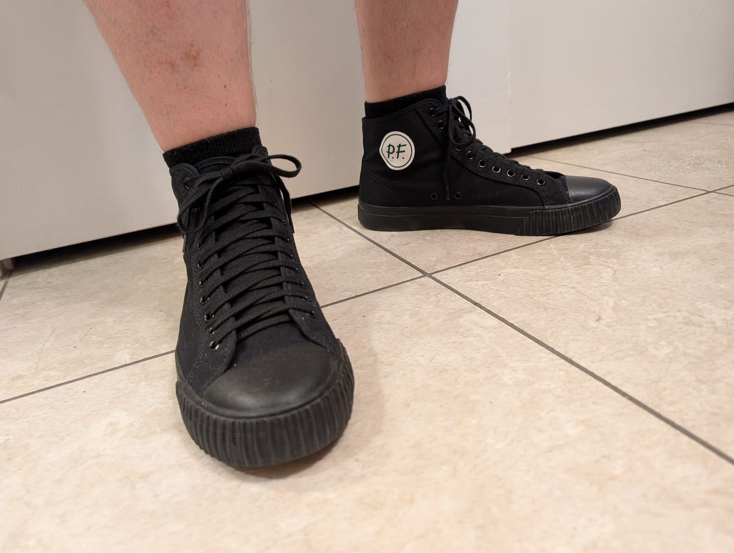 Customer photo review of 1993 Center Wide High-Top Black