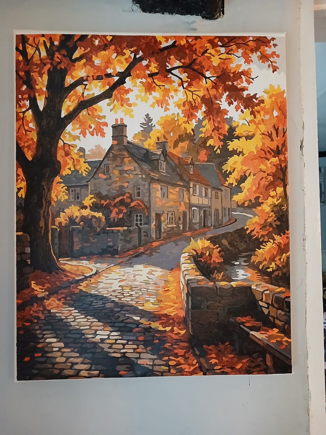 Customer photo review of Autumn Village Scene